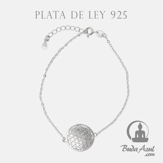 Pulsera Plata de Ley 925 FLOR DE LA VIDA REF 890
