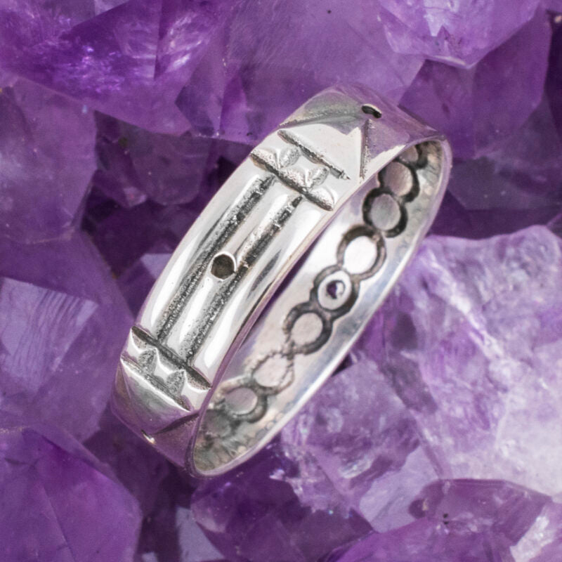 Anillo Plata de Ley 925 ATLANTE GRABADO REF. 690
