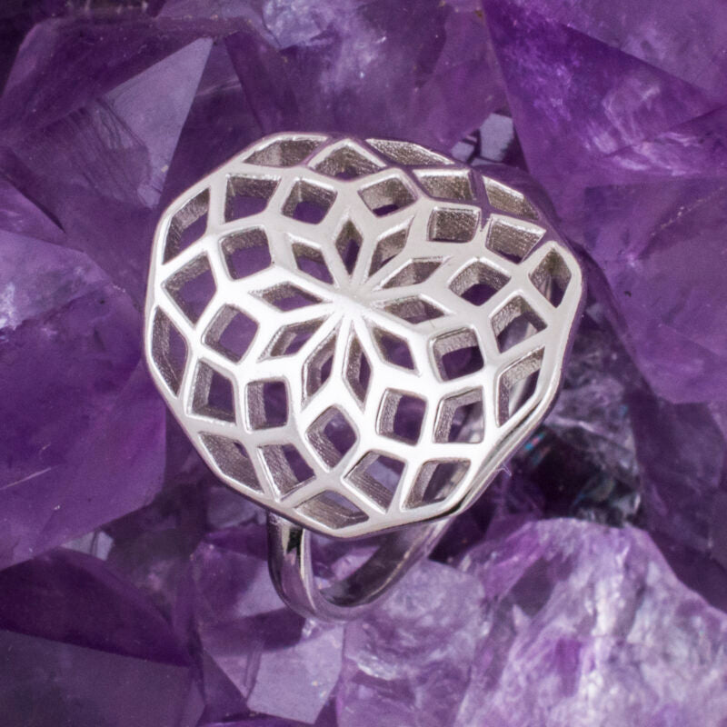 Anillo Plata de Ley 925 FLOR REF. 790