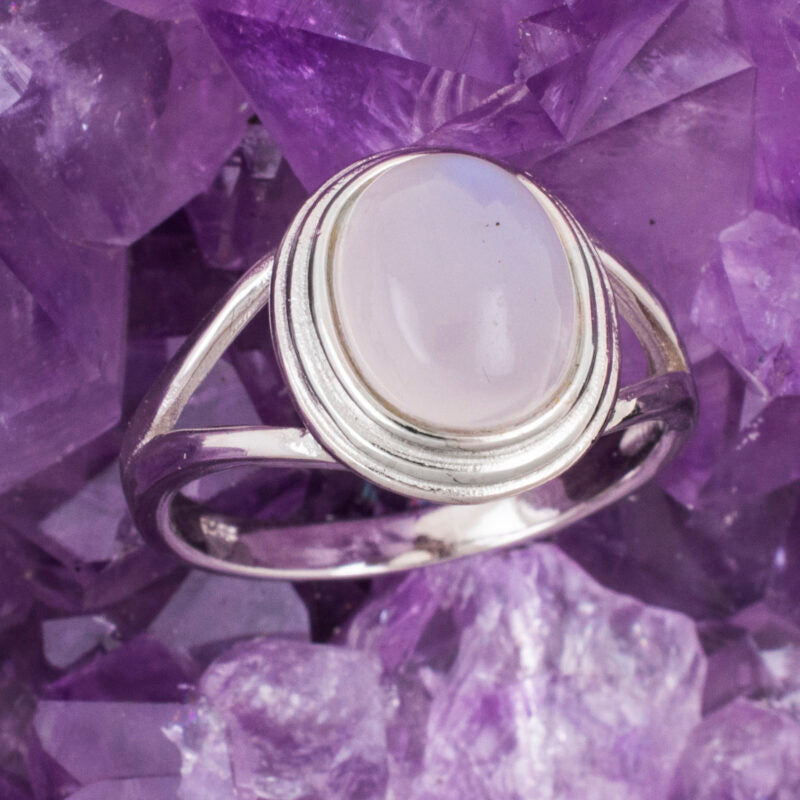 Anillo Plata de Ley 925 PIEDRA LUNA REF. 1590