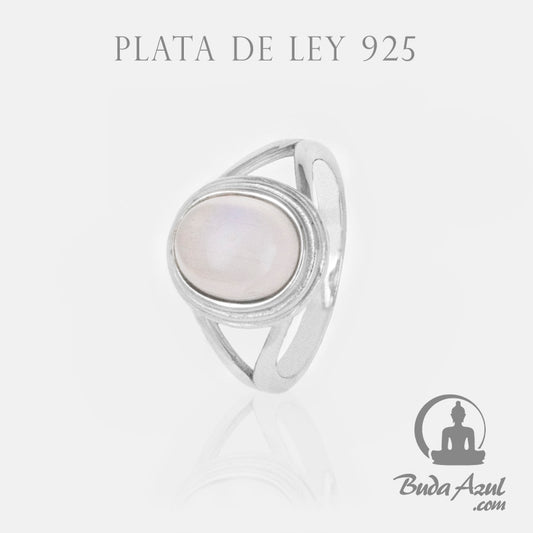 Anillo Plata de Ley 925 PIEDRA LUNA REF. 1590