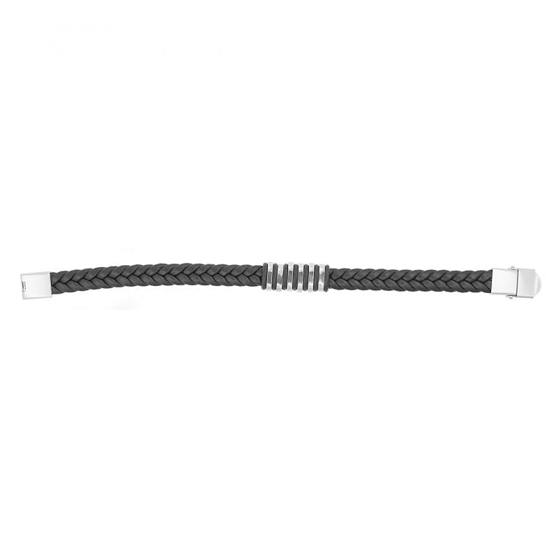 PULSERA ACERO POLIPIEL MOD. 5