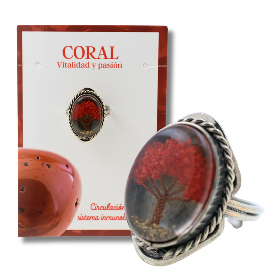 Anillo Alpaca Árbol CORAL REF. 6