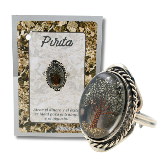 Anillo Alpaca Árbol PIRITA REF. 6