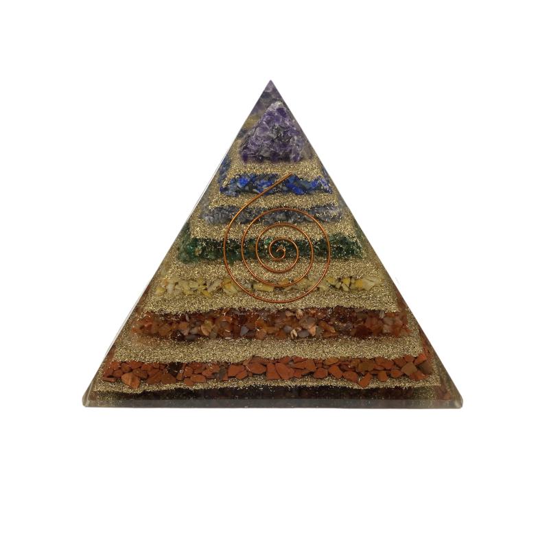 PIRAMIDE ORGONITA CHAKRAS XL
