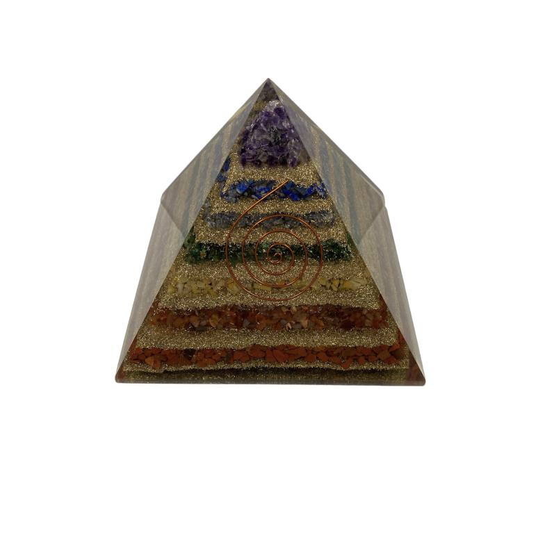 PIRAMIDE ORGONITA CHAKRAS XL