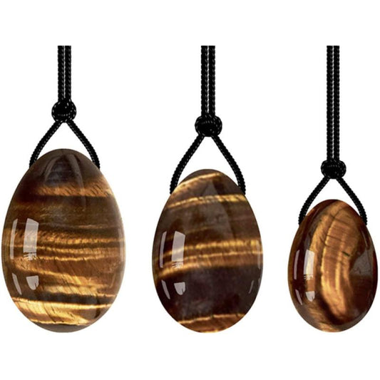 HUEVOS YONI MINERAL OJO DE TIGRE