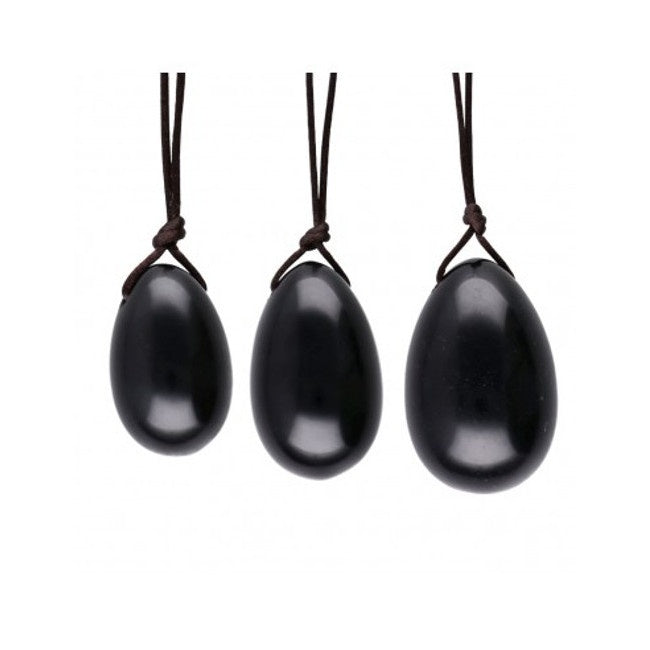 HUEVOS YONI MINERAL OBSIDIANA