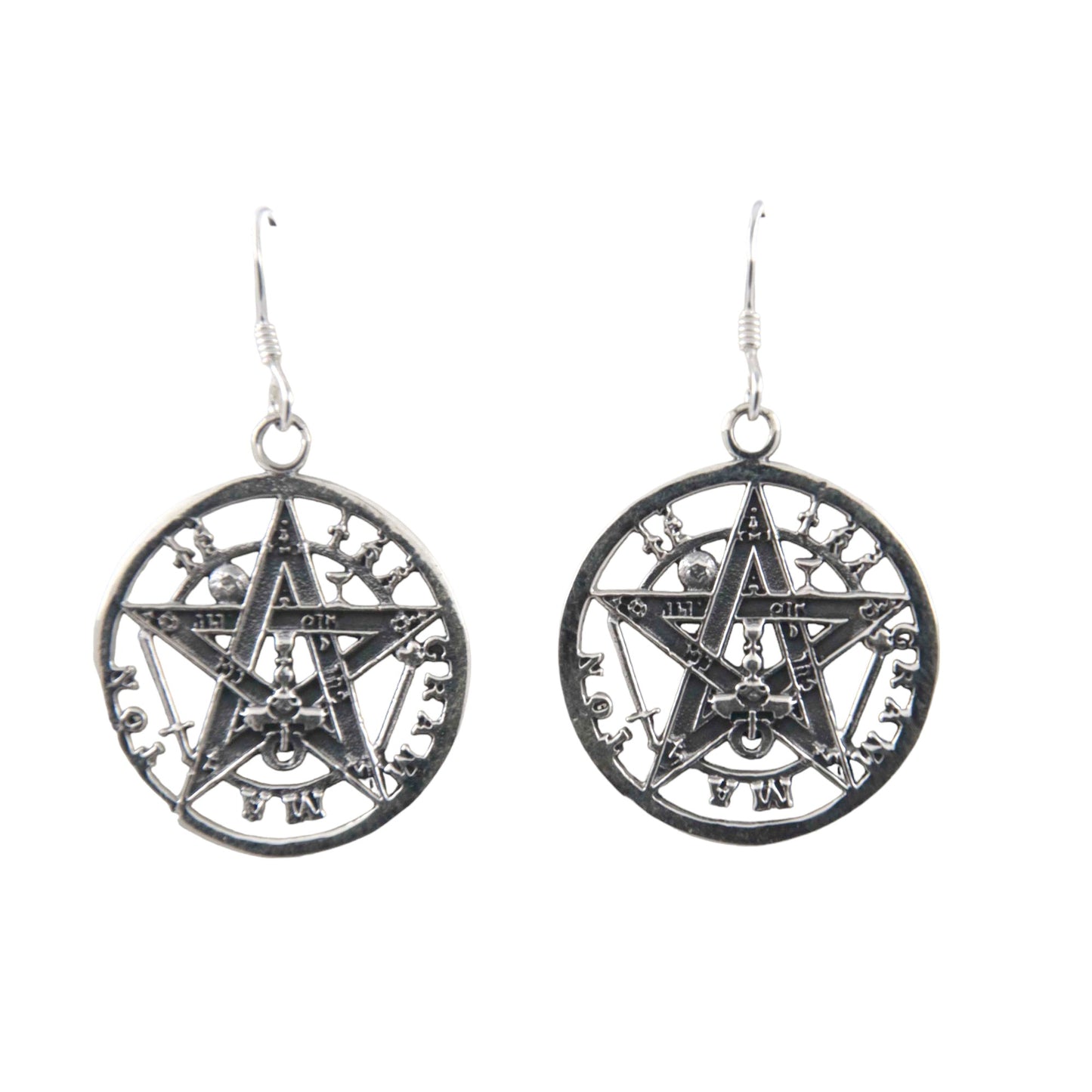 Pendientes Plata de Ley 925 TETRAGRAMATON REF 1290
