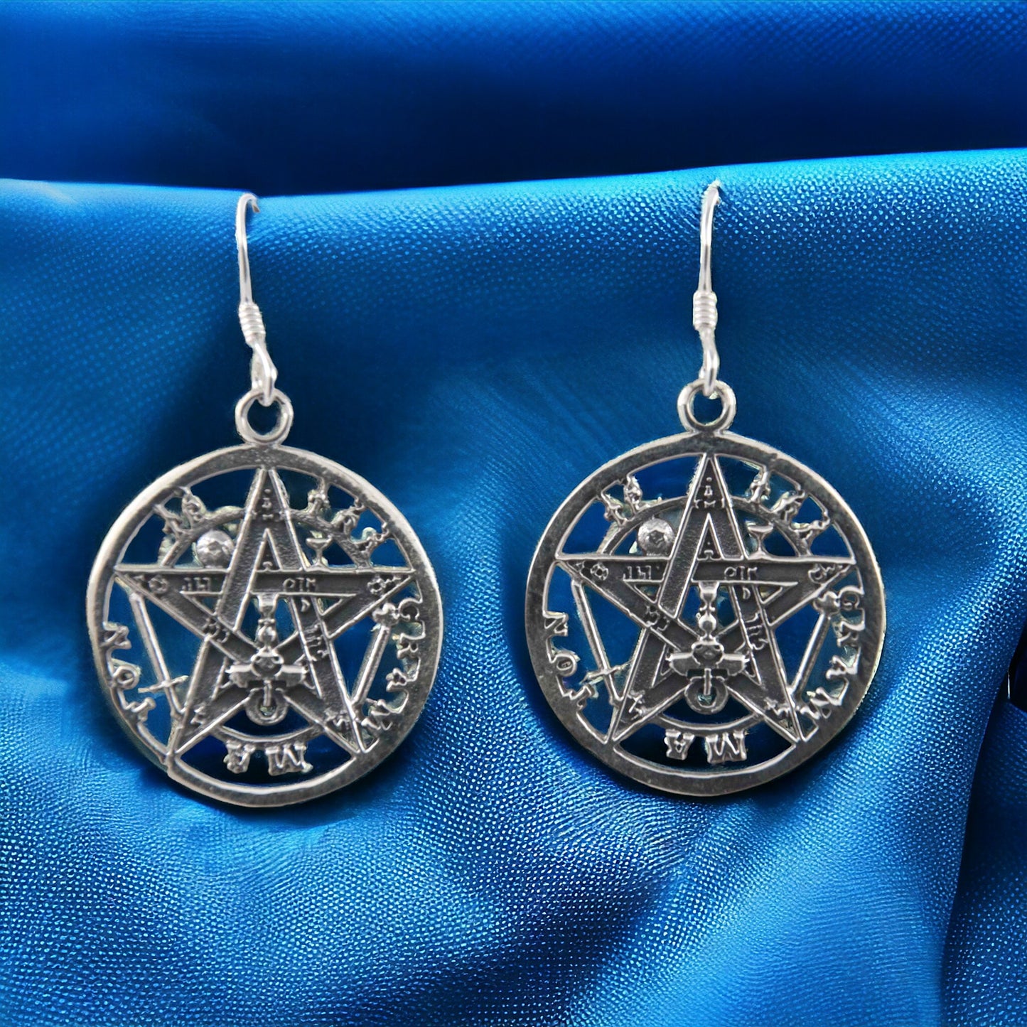 Pendientes Plata de Ley 925 TETRAGRAMATON REF 1290