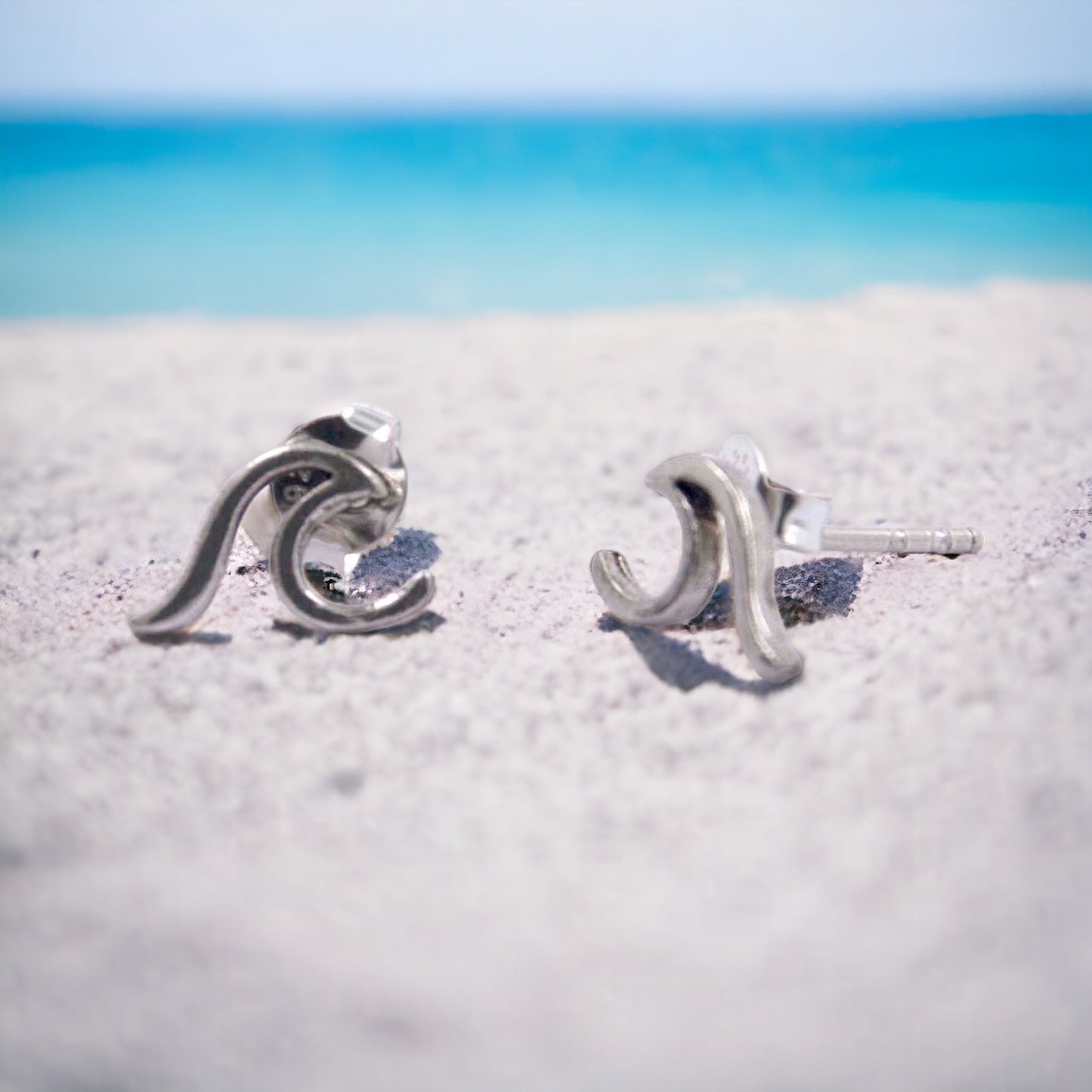Pendientes Plata de Ley 925 OLA DE MAR REF 200