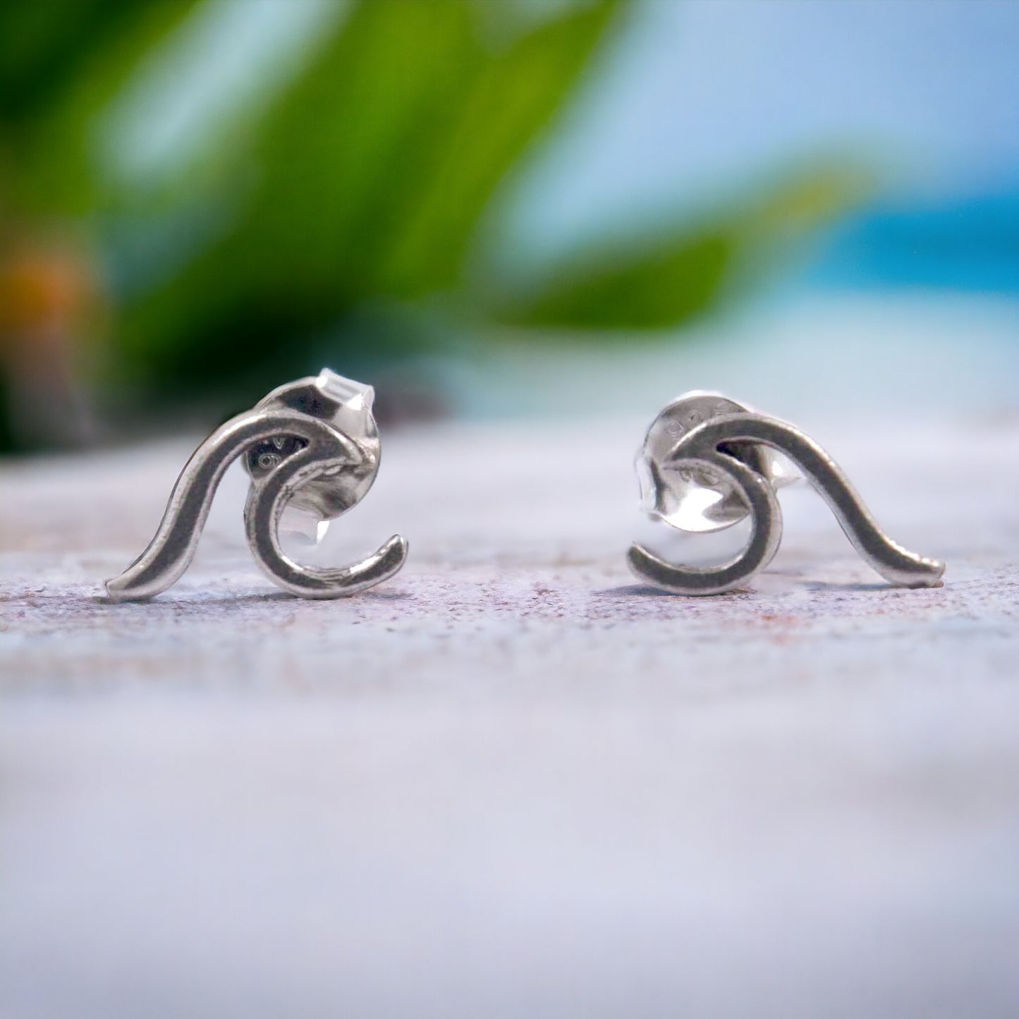 Pendientes Plata de Ley 925 OLA DE MAR REF 200