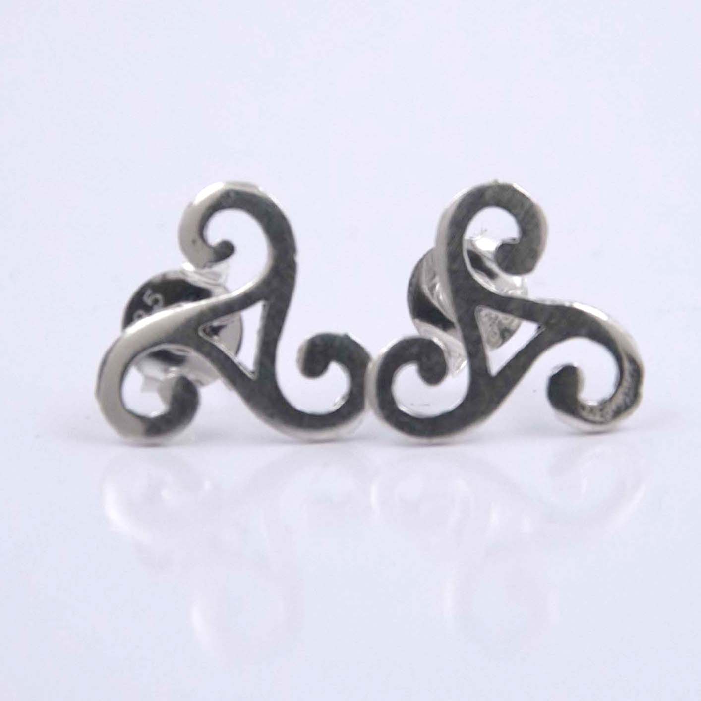 Pendientes Plata de Ley 925  SIMBOLO CELTA REF 200