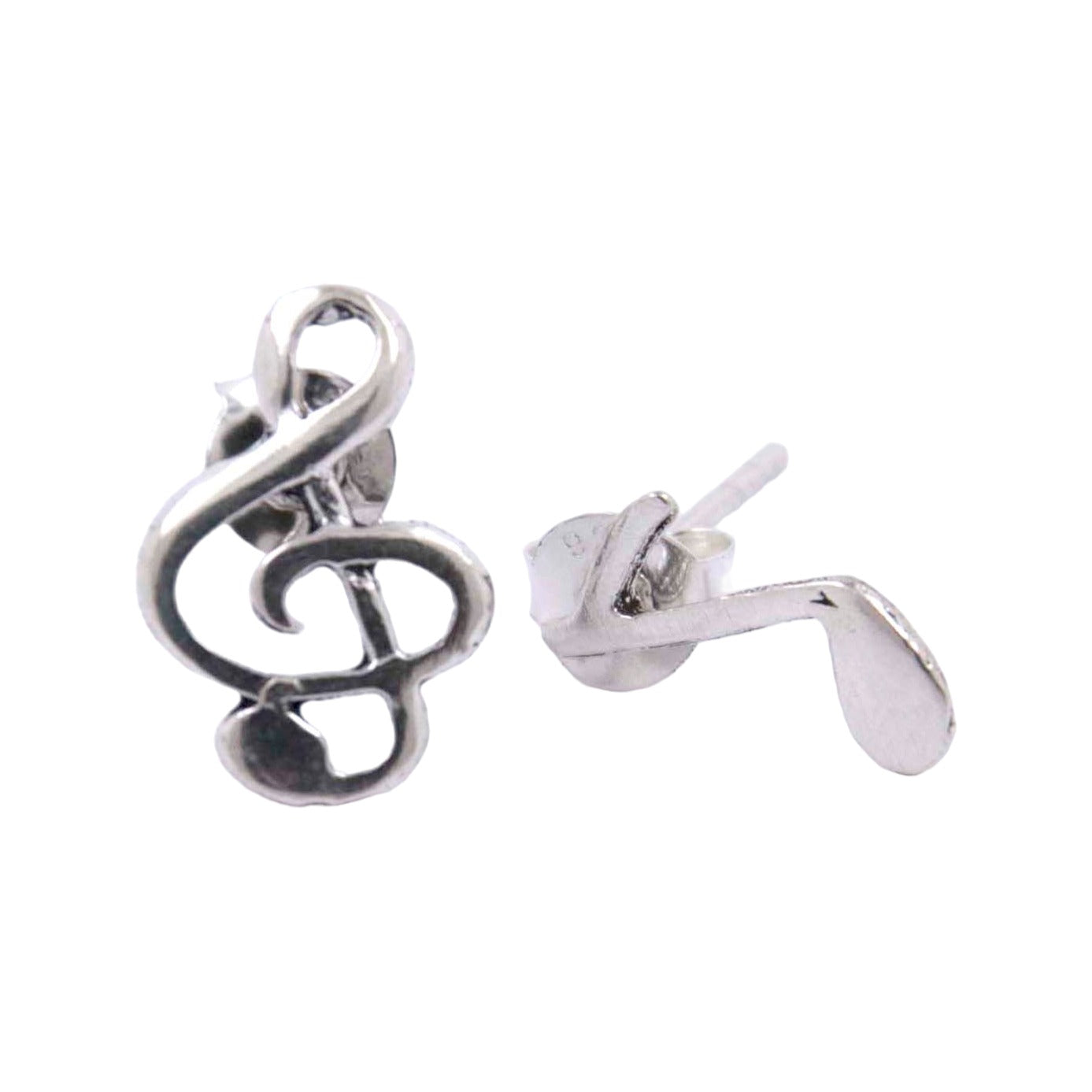 Pendientes Plata Ley 925 NOTAS MUSICALES REF 200