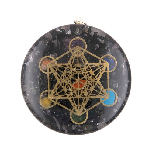 COLGANTE ORGONITA 50MM METATRON REF 6 - SHUNGITE