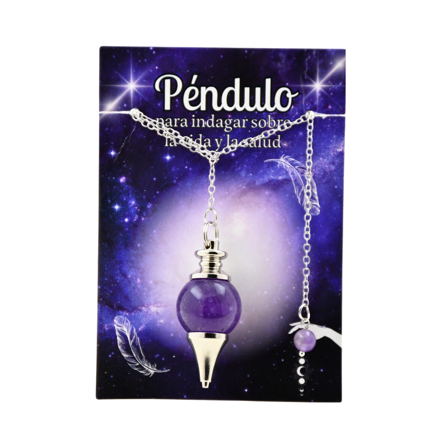 Péndulo Bola Mineral - Amatista REF 6
