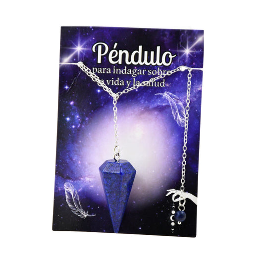 Péndulo Facetado Mineral - Lapislazuli REF 6