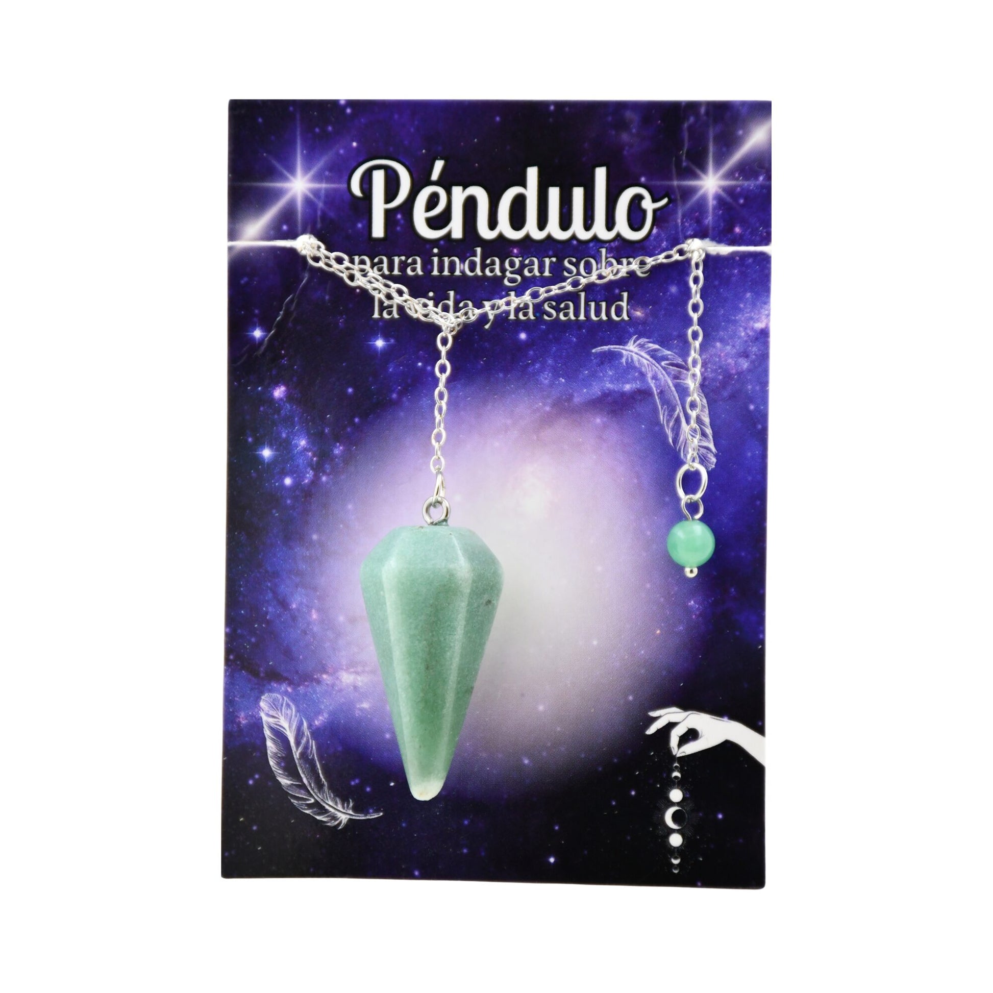 Péndulo Facetado Mineral - AVENTURINA REF 6