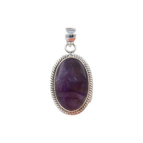 Colgante Oval 40mm Plata LABRA AMATISTA REF1190