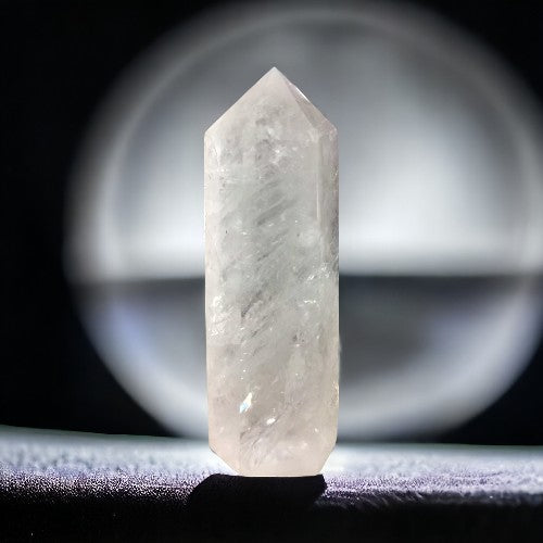 Punta mineral Cuarzo Cristal 75mm