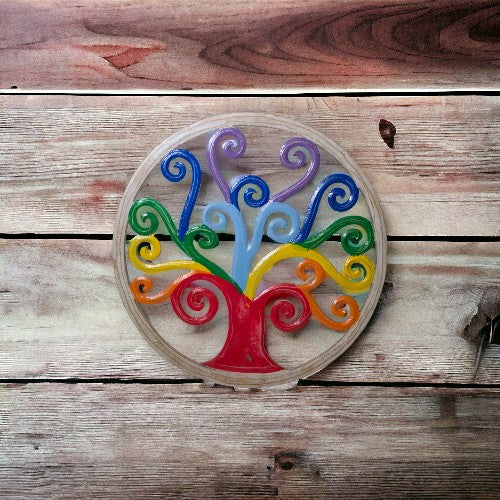 Colgador madera Árbol de la vida 30cmsø