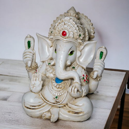 Figura Ganesh 15cms - Beig