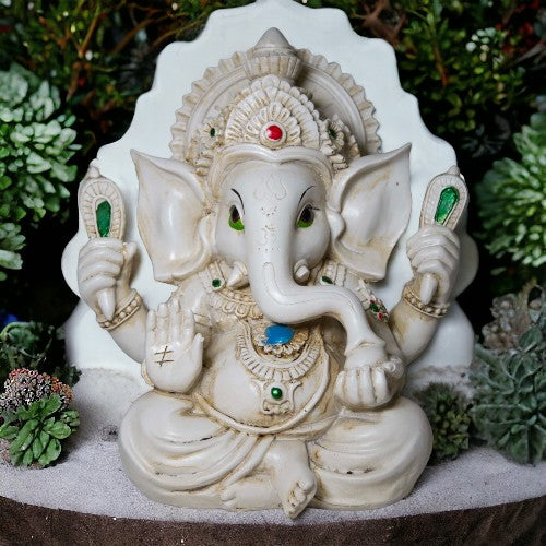 Figura Ganesh 20cms - Beig