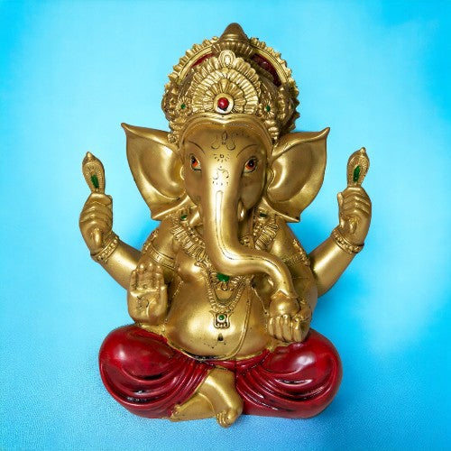 Figura Ganesh 24cms - Dorada