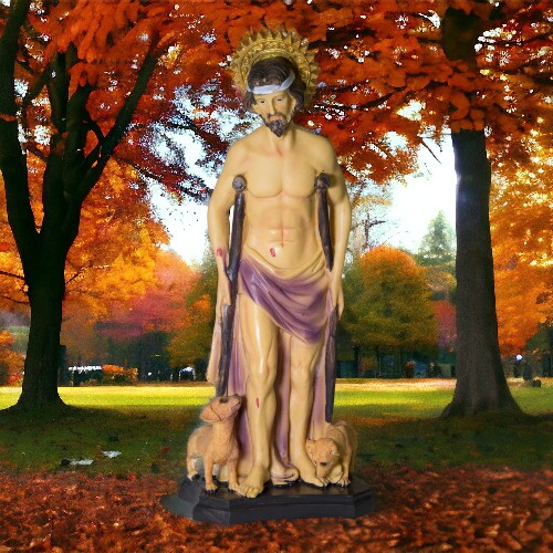 Figura San Lázaro 30cms
