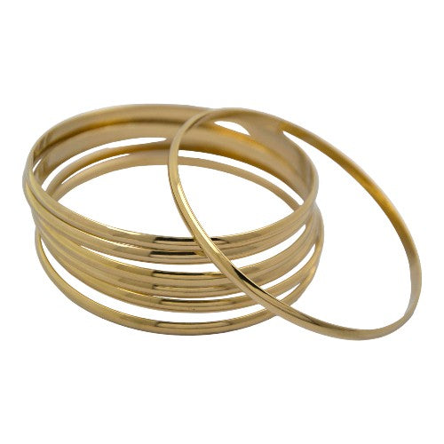 Pulsera Semanario Acero Dorado Estrecho Mod.03