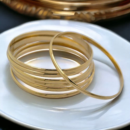 Pulsera Semanario Acero Dorado Estrecho Mod.03