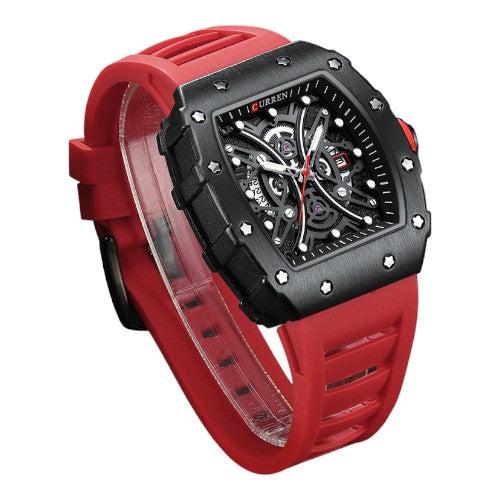 RELOJ CURREN HOMBRE M8438 ROJO