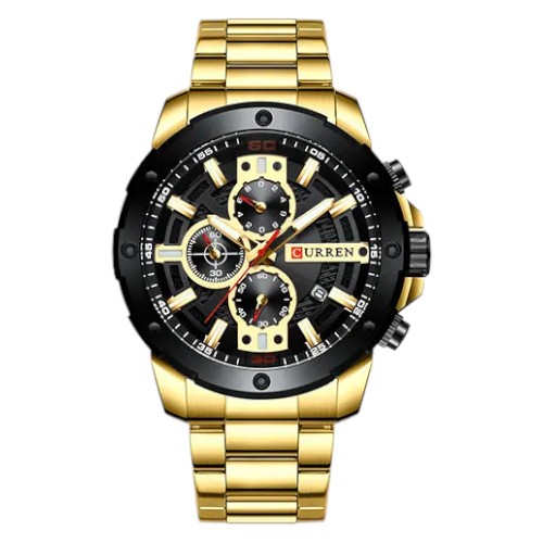 RELOJ CURREN HOMBRE M8336 DORADO
