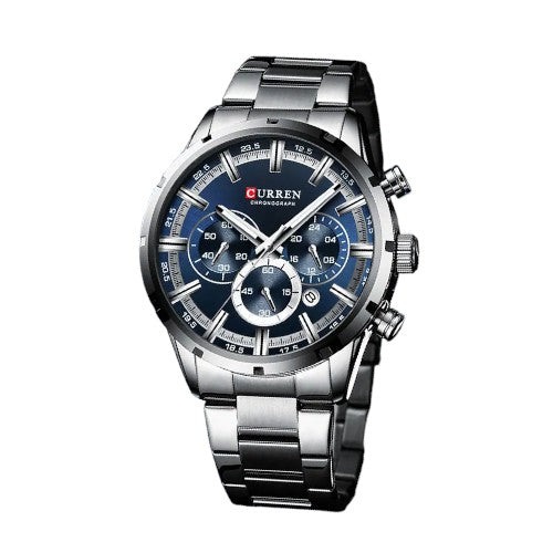 RELOJ CURREN HOMBRE M8355 AZUL-PLATEADO