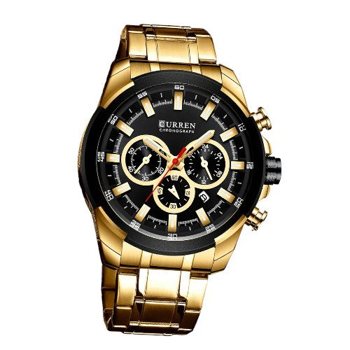 RELOJ CURREN HOMBRE M8361 DORADO
