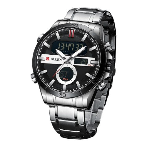 RELOJ CURREN HOMBRE M8384 PLATEADO