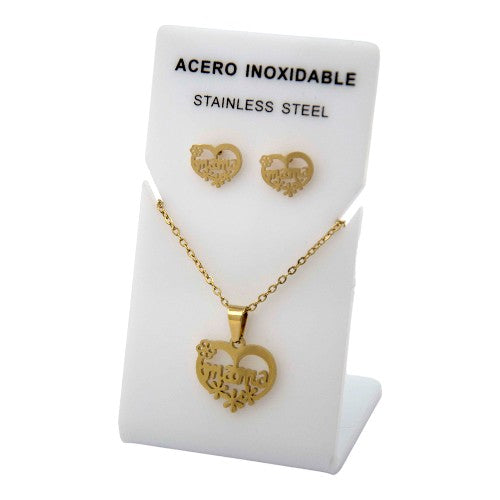 Conjunto Acero Dorado Mamá