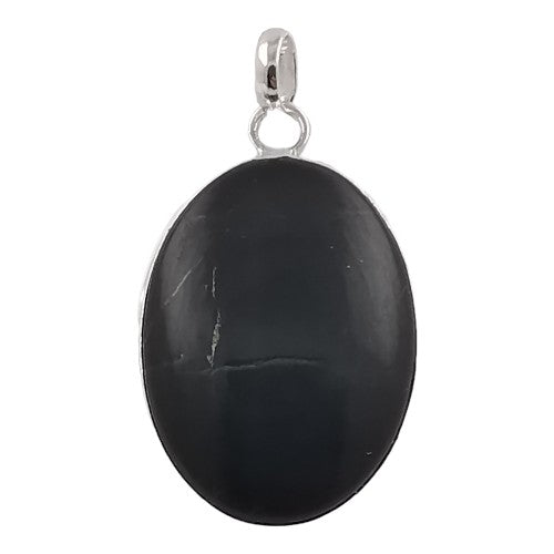 Colgante Plata de Ley 925 PIEDRA SHUNGIT REF 590