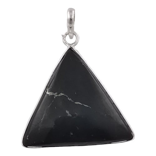 Colgante Plata de Ley 925 PIEDRA SHUNGIT REF 590