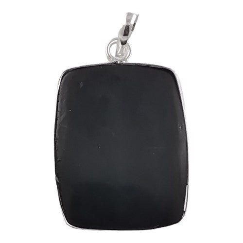 Colgante Plata de Ley 925 PIEDRA SHUNGIT REF 590