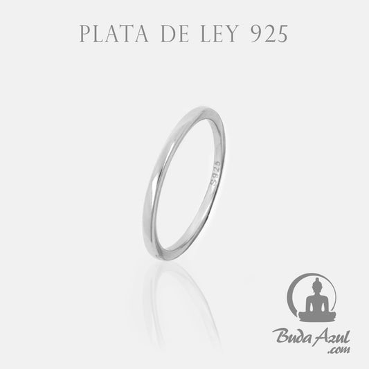 Anillo Plata de Ley 925 liso REF 390