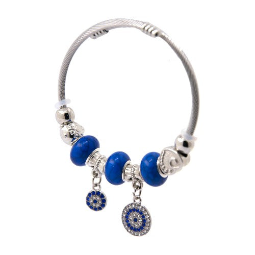 PULSERA AJUSTABLE CON DIJES ACERO MOD. 05 REF.-4