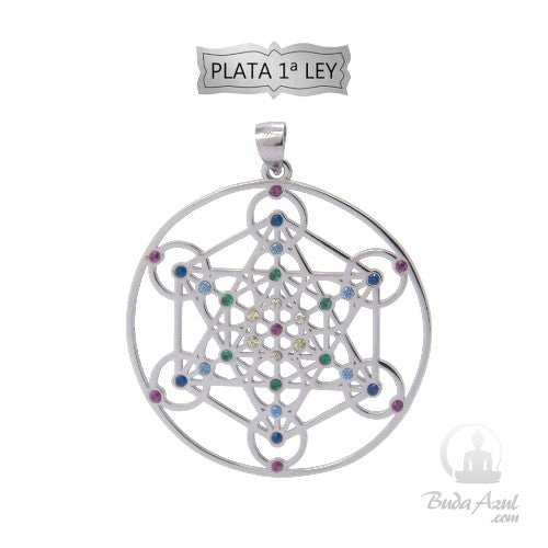 Colgante Plata de ley Metatron Circonitas REF1090
