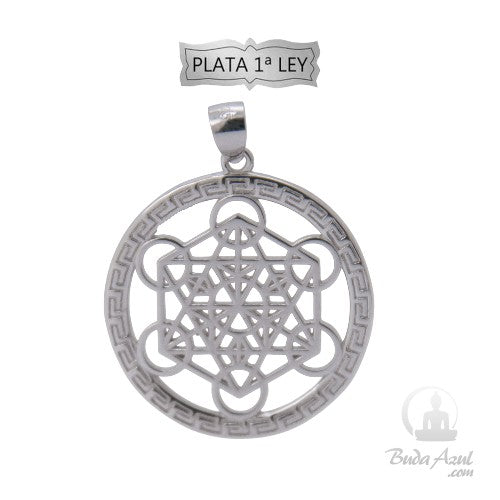 Colgante Plata ley Metatron borde celta REF790