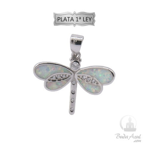 Colgante Plata de Ley libelula Circonita REF590