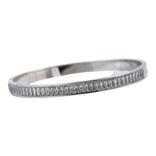 Pulsera Plateado con brillantes REF. 7