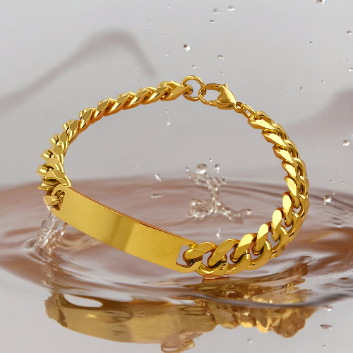 Pulsera Acero Dorado Esclava REF. 6