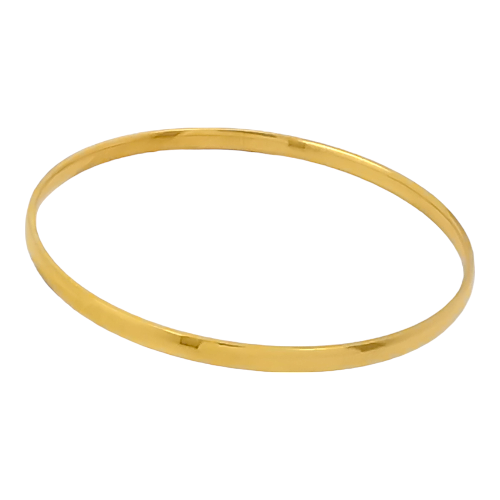 Pulsera Acero Dorado lisa REF. 5