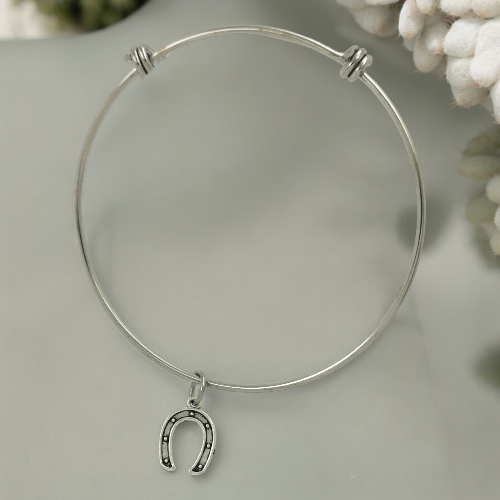 Pulsera Acero Ajustable Herradura REF. 3