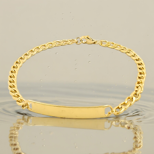 Pulsera Acero Dorado ESCLAVA REF 4